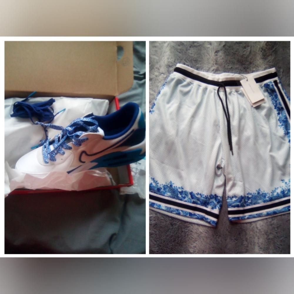 NWT John Elliott game shorts/w Nike excee size 10